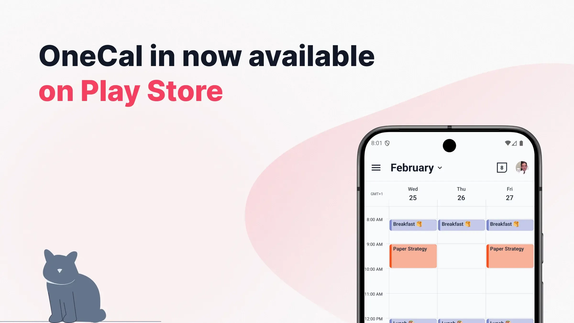 OneCal is now available on Play Store