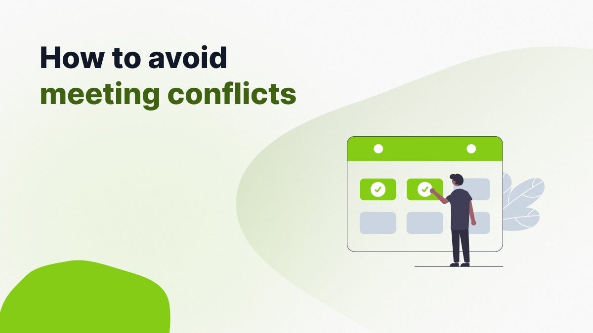 How to avoid meeting conflicts illustration