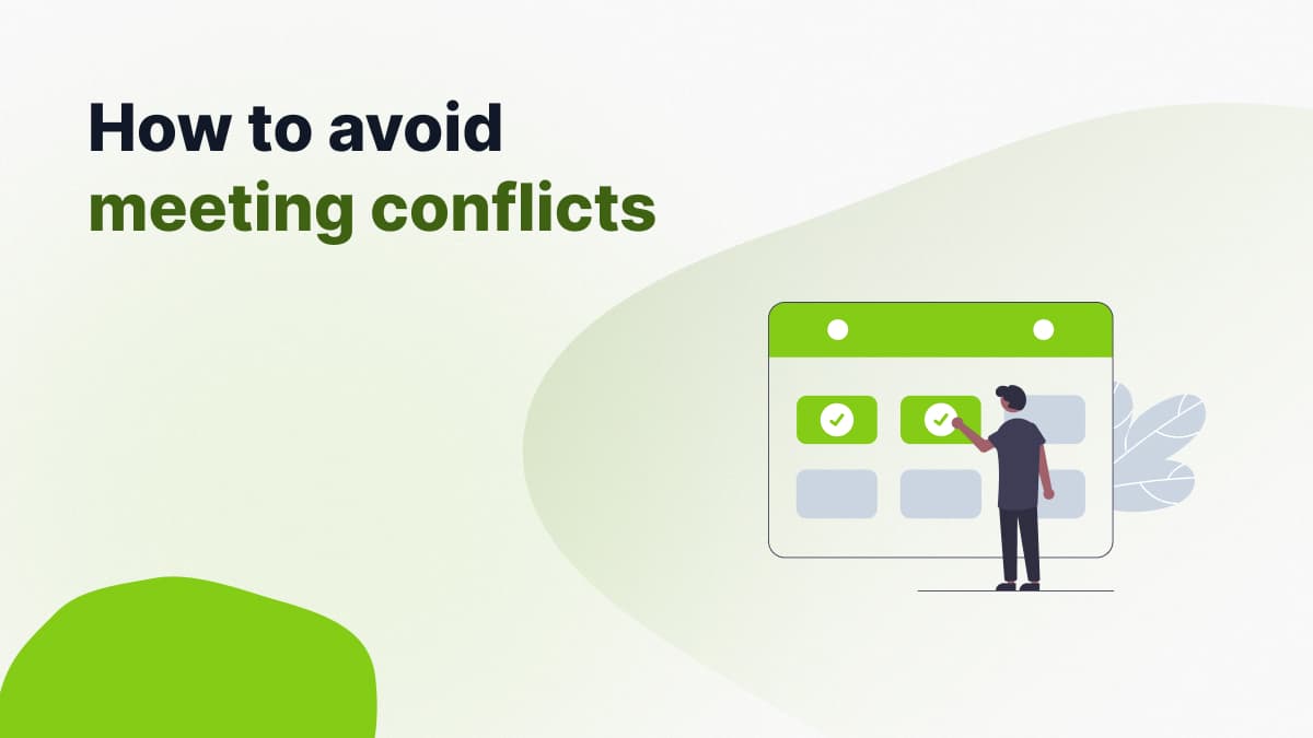 How to avoid meeting conflicts illustration