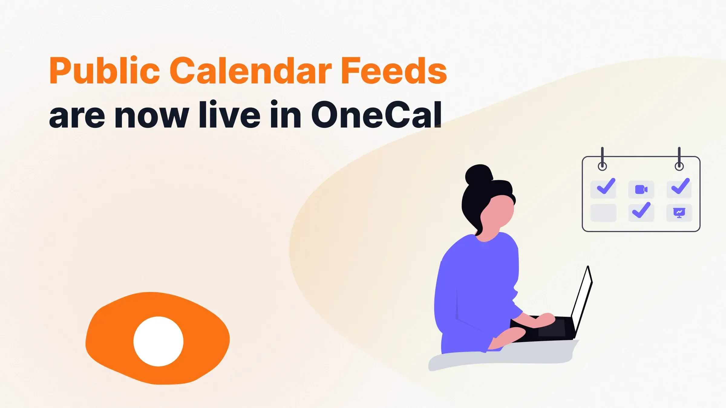 Public Calendar Feeds are now live in OneCal