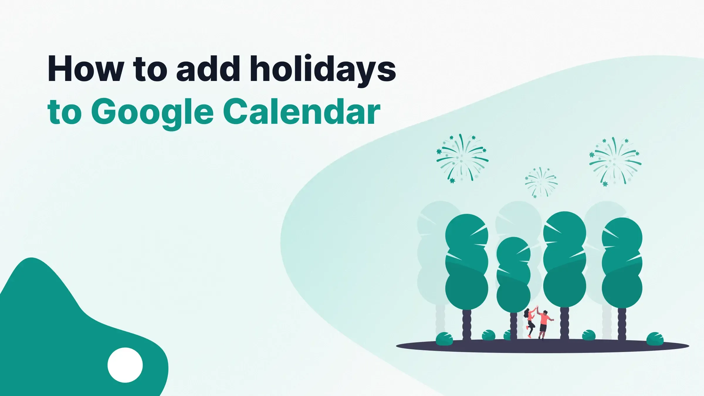 How to add Holidays to Google Calendar - Illustration
