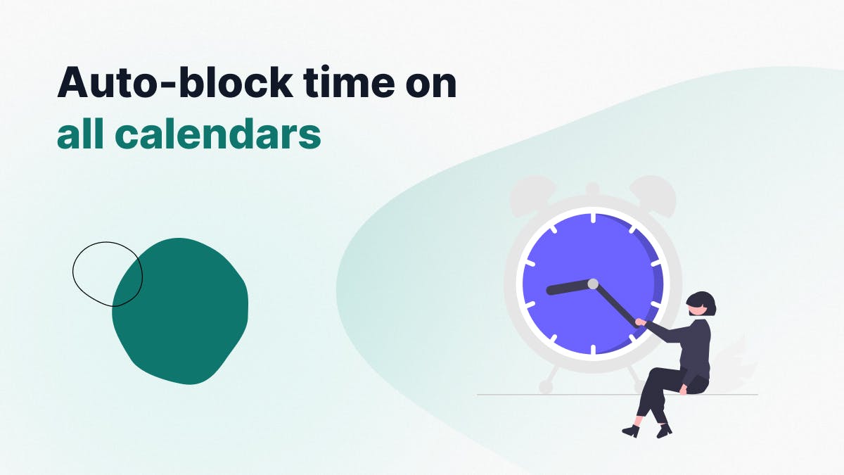 Auto block time on all calendars