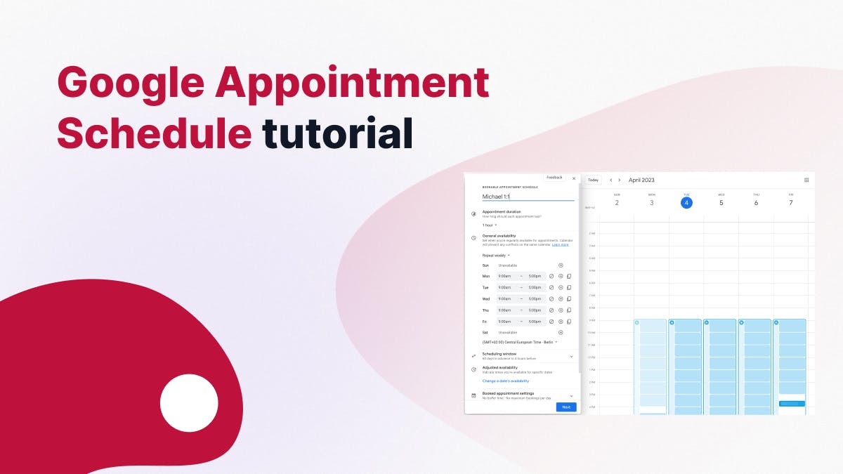 Google Appointment Schedule Tutorial Cover